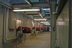 Brenner des Luftheizungssystems